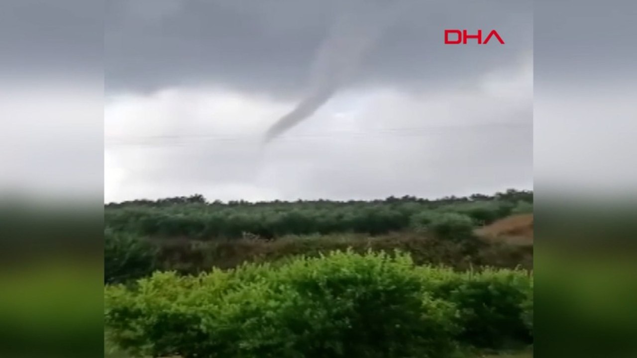 Adana'da sağanak ve hortum