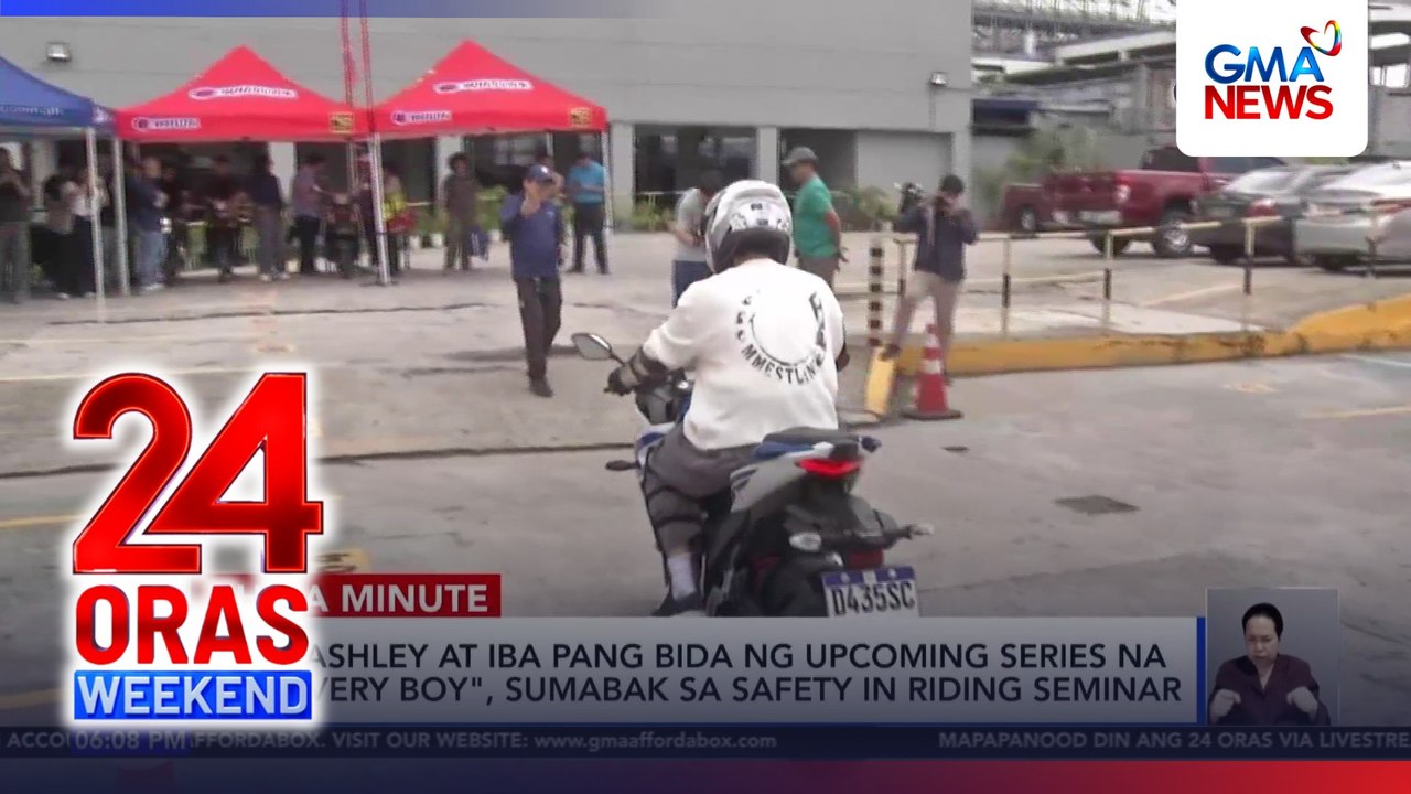Will Ashley at iba pang bida sa “Beautiful Boi,” sumabak sa riding safety seminar | 24 Oras Weekend