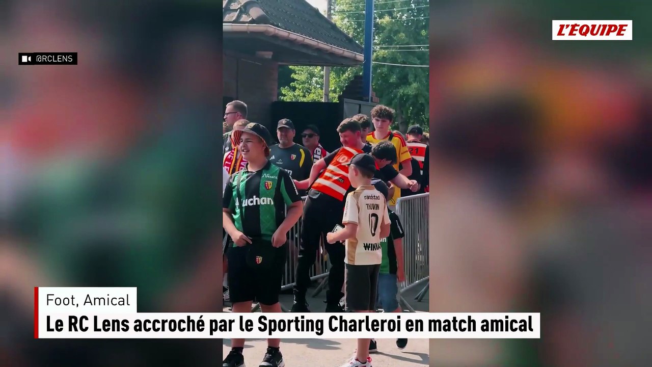 Le RC Lens accroché par le Sporting Charleroi en match amical - Foot - Ligue 1 - Matches amicaux