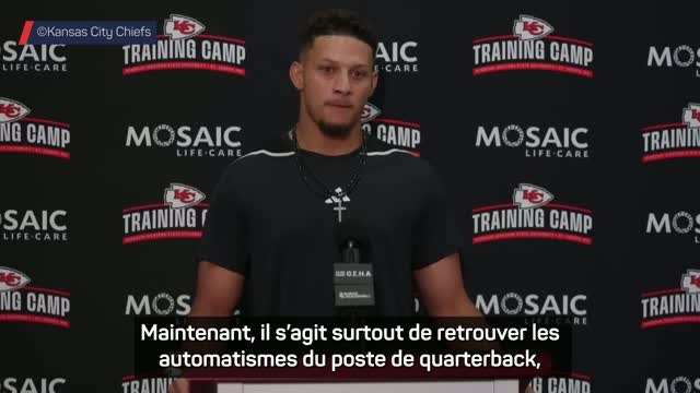 Chiefs - Mahomes se sent plus fort que jamais après sa blessure
