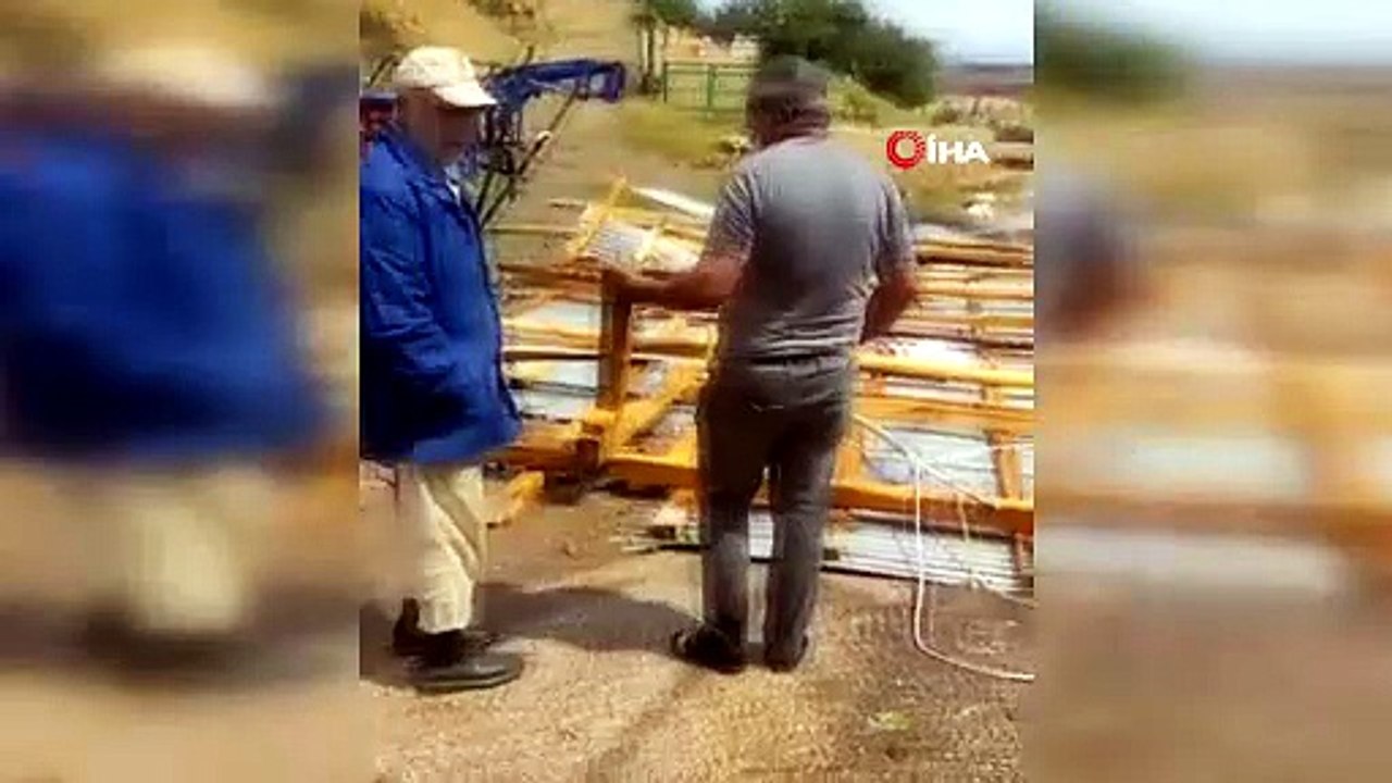 Tokat’ta fırtına ve sağanak hayatı olumsuz etkiledi
