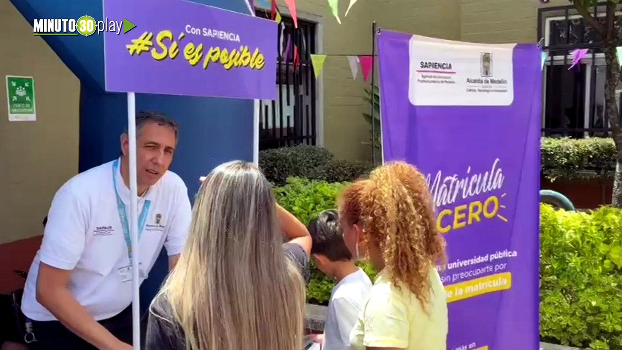 ¡No hay excusa! Sapiencia habilita puntos fijos en comunas de Medellín para orientar sobre 17 mil becas