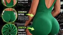 YEOREO CoreFlex One Piece Workout Jumpsuit | Sculpting Backless Activewear for Women | Trend Pickz