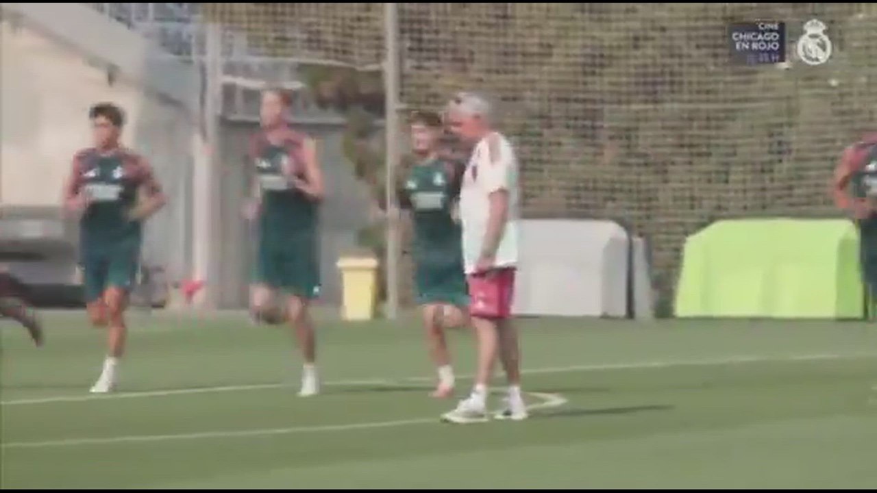 entrenamiento Madrid después del partido del Alcorcón