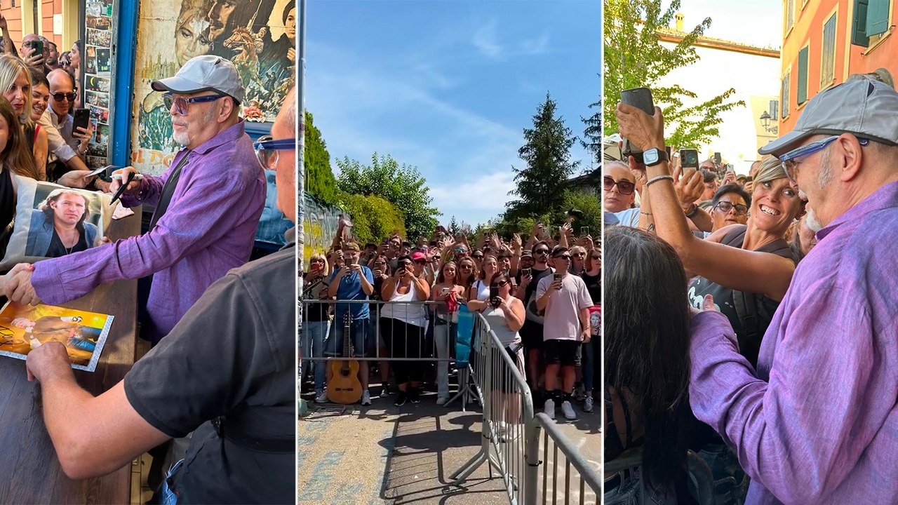 Invasione di fan a Zocca per Vasco Rossi