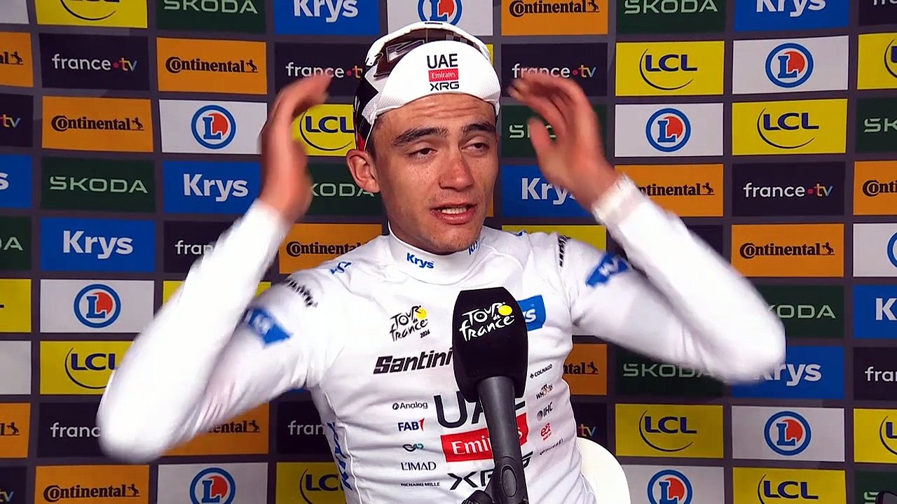 Tour de France 2026 - Isaac Del Toro : "Avec la maladie... j'ai beaucoup souffert ces trois derniers jours"