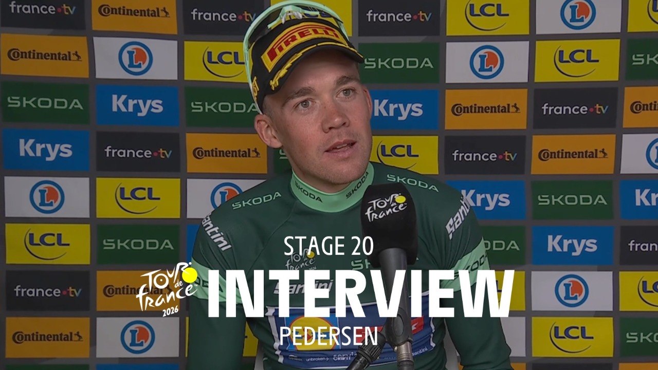 Tour de France 2026 - Stage 20 Pedersen Post-race interview