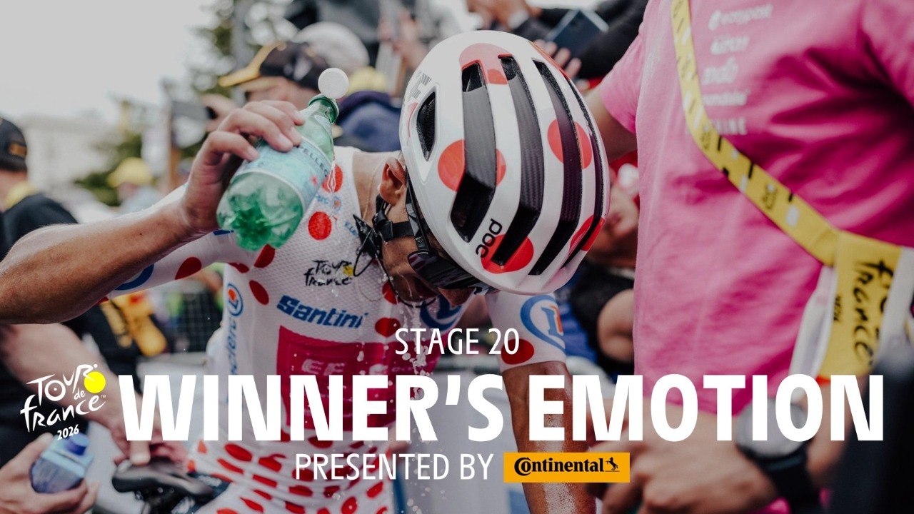 Tour de France 2026 - Stage 20 Winner's emotion