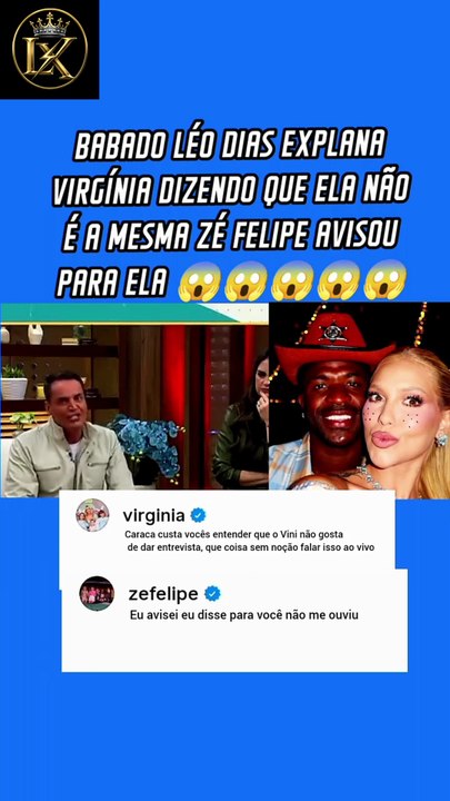 BAFÃO: Léo Dias Expõe Mudança de Virgínia e Alerta de Zé Felipe!