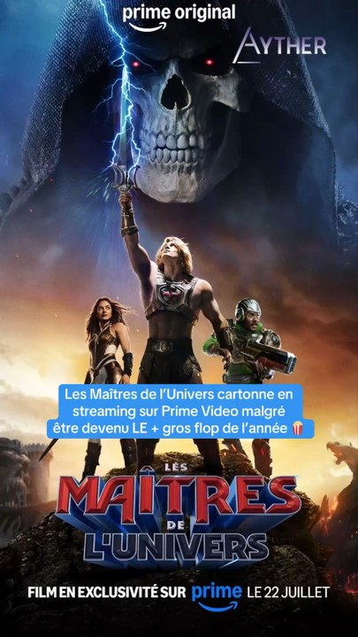 Les Maîtres de l’Univers cartonne en streaming malgré le flop au cinéma ! 🍿#lesmaitresdelunivers #mastersoftheuniverse #musclor #skeletor #heman