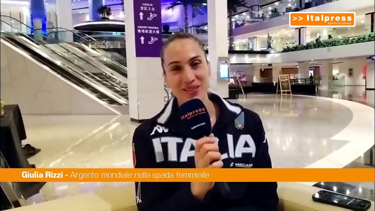 Rizzi "Non posso che essere contenta per l'argento mondiale"