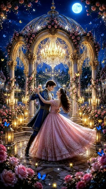 The Prince and the Princess romance together.