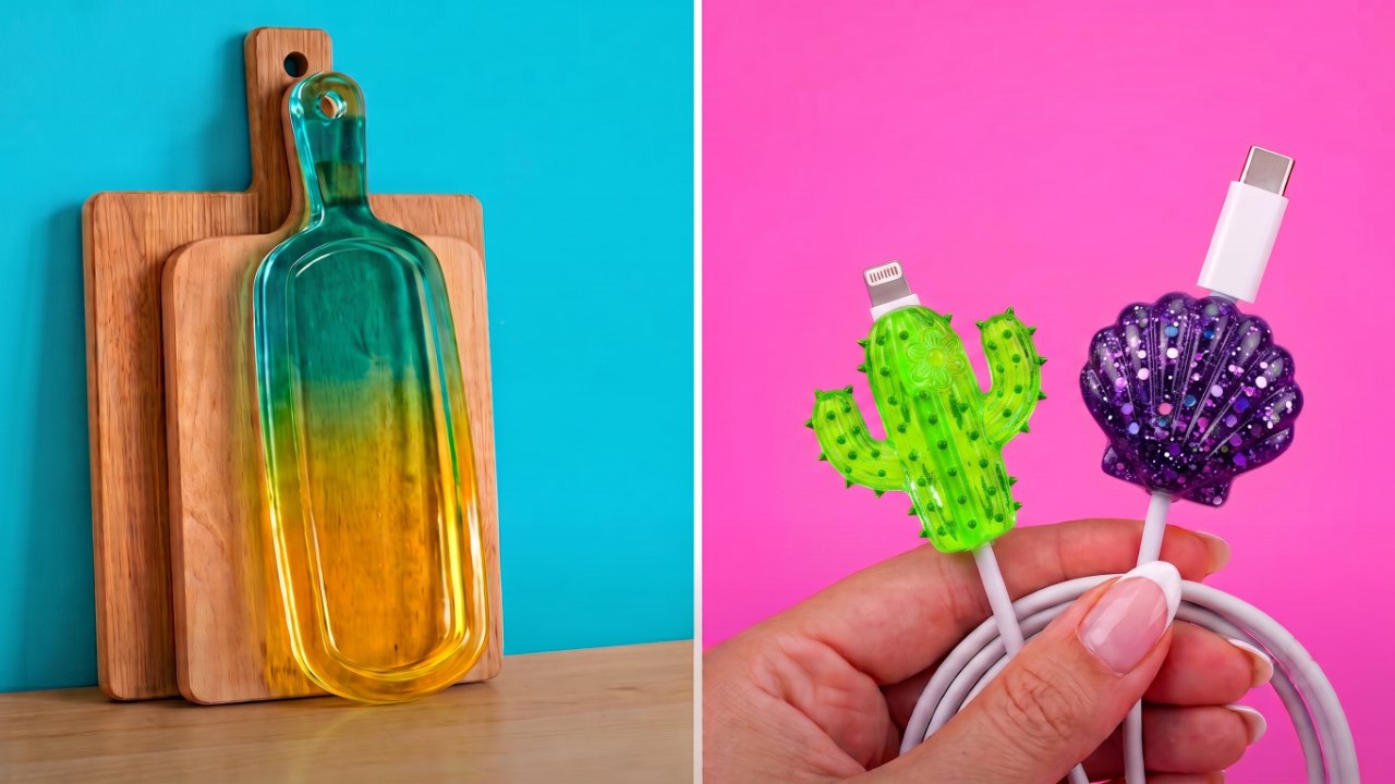 Stunning Epoxy Resin Crafts for Your Home & Everyday Life! 💎
