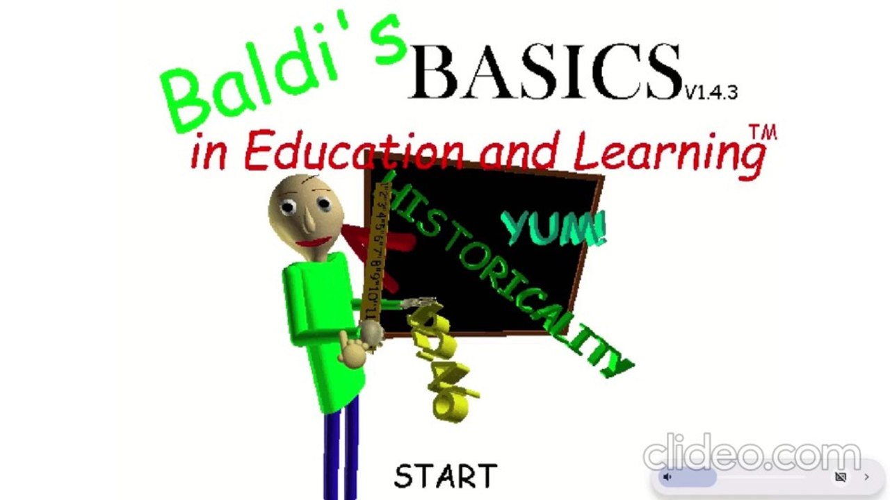 Baldi's Basics In Education And Learning (Edited)