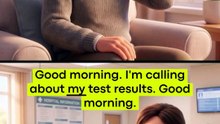 CALLING THE HOSPITAL ABOUT TEST RESULTS 🏥📞 Easy English Conversation #shorts