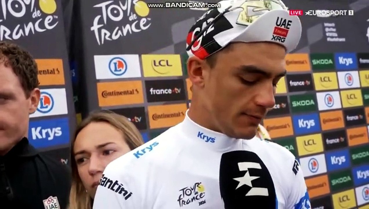 Tour de France 2026 | Étape 20 | Isaac Del Toro reconnaissant envers Tadej : "Je n'avais jamais eu autant de pression dans ma vie"