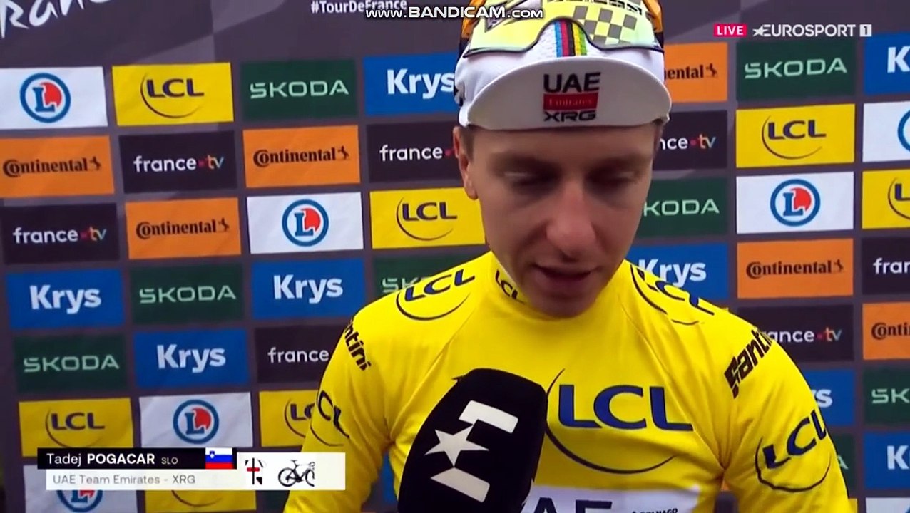 Tour de France 2026 | Étape 20 | Tadej Pogacar ébloui : Merci à tous les gars, cette fois-ci c'était d'un autre niveau, fantastique