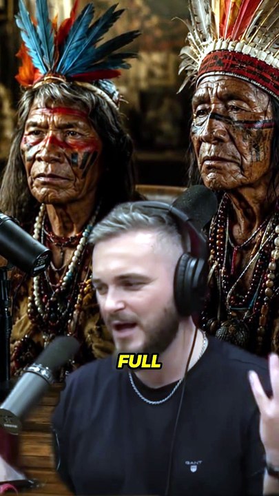 The Grey Alien is actually an ancient Amazonian spirit? 🛸🤯 #joerogan  #aliens #storytime #shorts