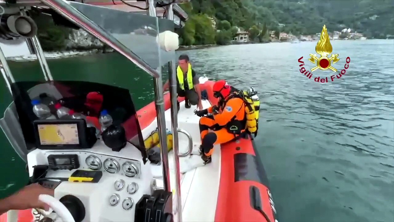 Menaggio, si tuffa per salvare il figlio: papà disperso nel lago. Le ricerche dei vigili del fuoco