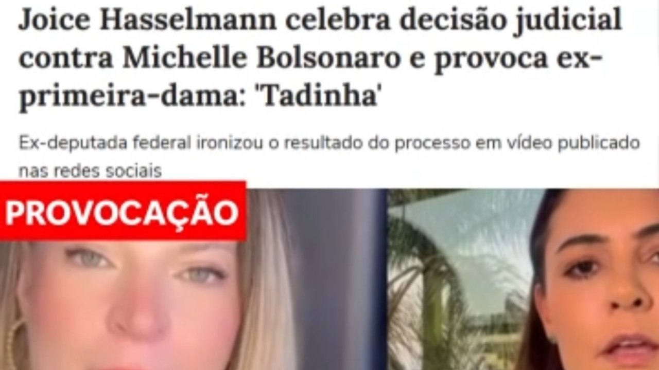 AGORA - JOICE ZOMBA DE MICHELLE APÓS DECISÃO JUDICIAL