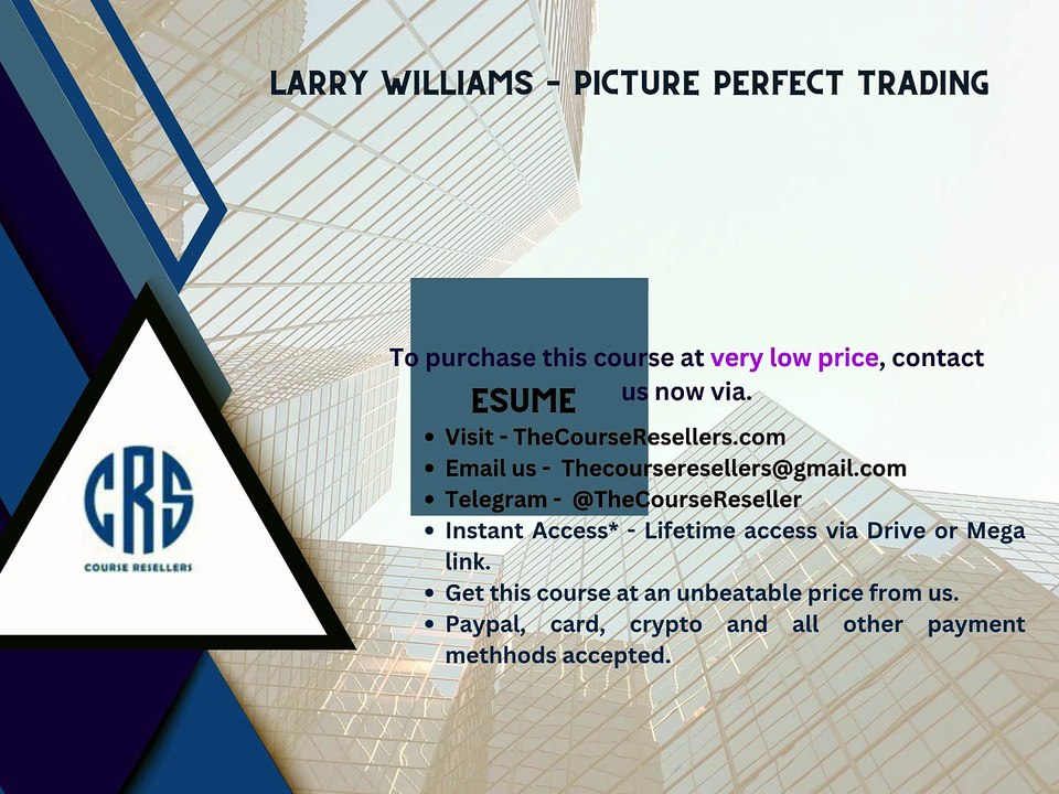 Thecoursereseller.com - Larry Williams – Picture Perfect Trading