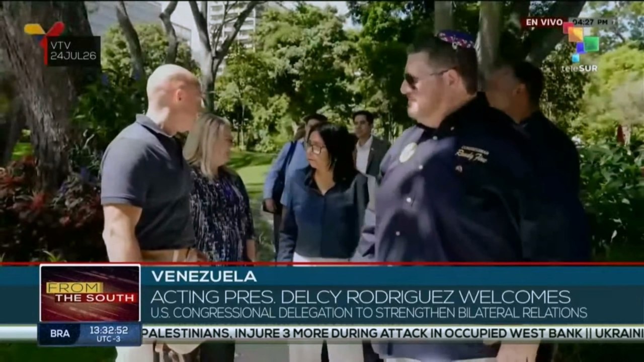 Venezuela’s Acting Pres. welcomes U.S. congressional delegation