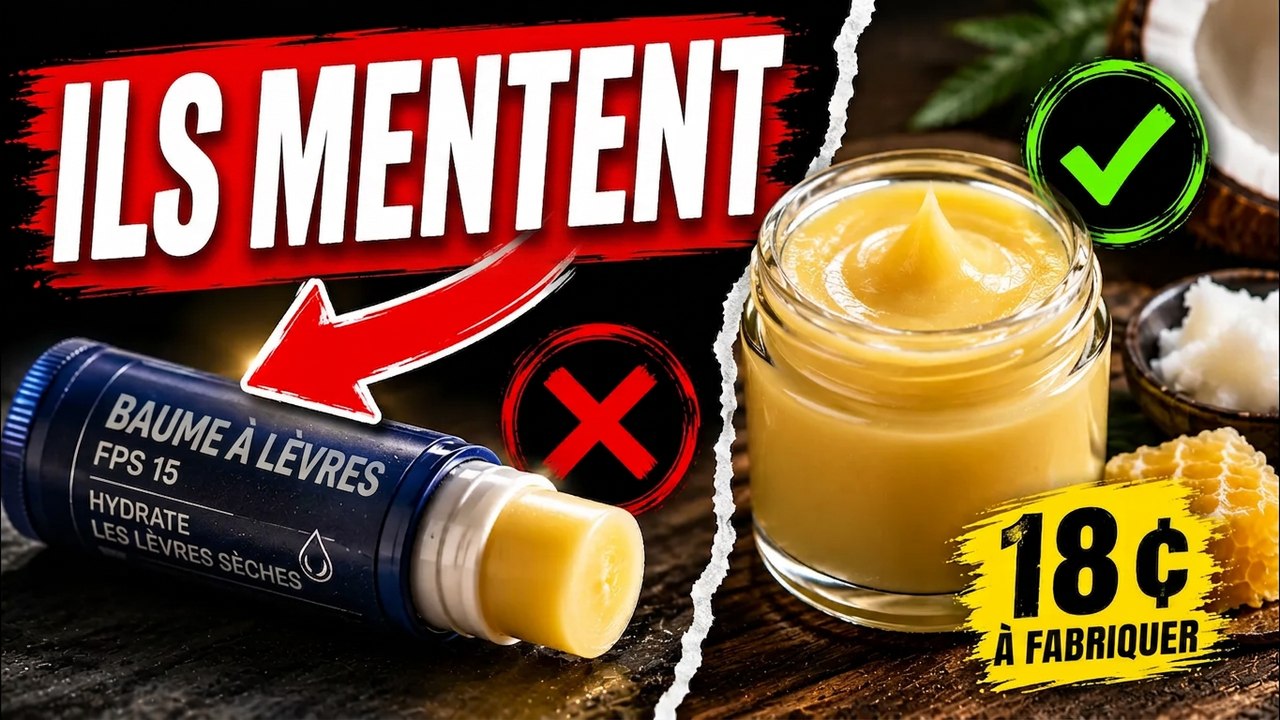Ton baume à lèvres assèche tes lèvres — voici pourquoi