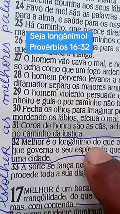 ⚡Seja longânimo!❤️ Provérbios 16:32 Whats: ImperadorSalomao