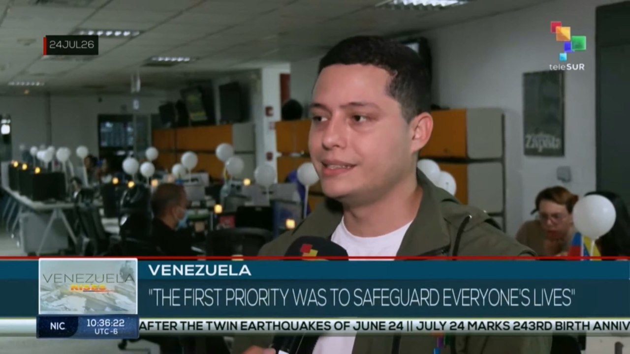 teleSUR pays a heartfelt tribute on the one-month anniversary of the june 24 tragedy
