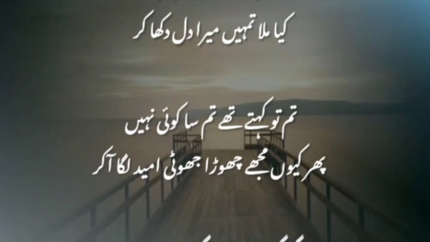 "Kya Milla Tumhen Mera Dil Dukha K...!!