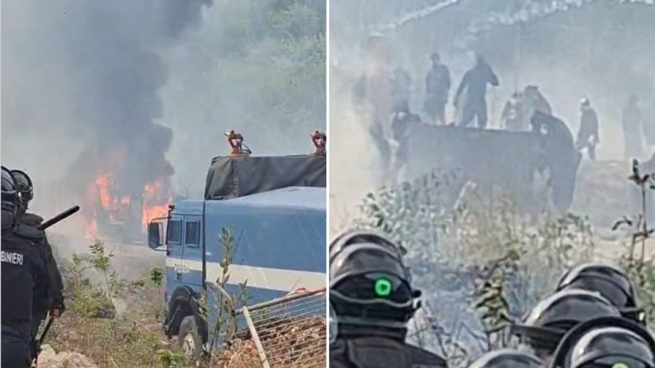 Scontri No Tav a Chiomonte: oltre 60 feriti, mezzi incendiati e condanna bipartisan della politica