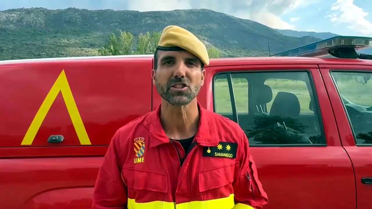 La UME asegura que la situación en el incendio de Madrid es "compleja"