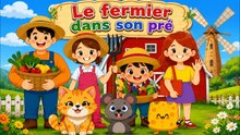 🐭Le fermier dans son pré🧀 | Comptines d'Animaux 🐰 | 🎵 Chansons pour Bébé | Karaoké Amusant