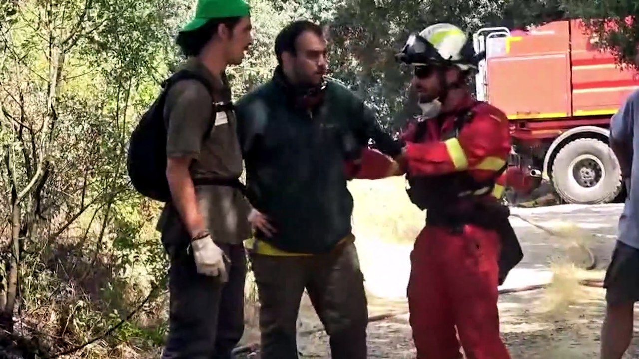 La UME continúa con las misiones de extinción en Robledo de Chavela, en Madrid