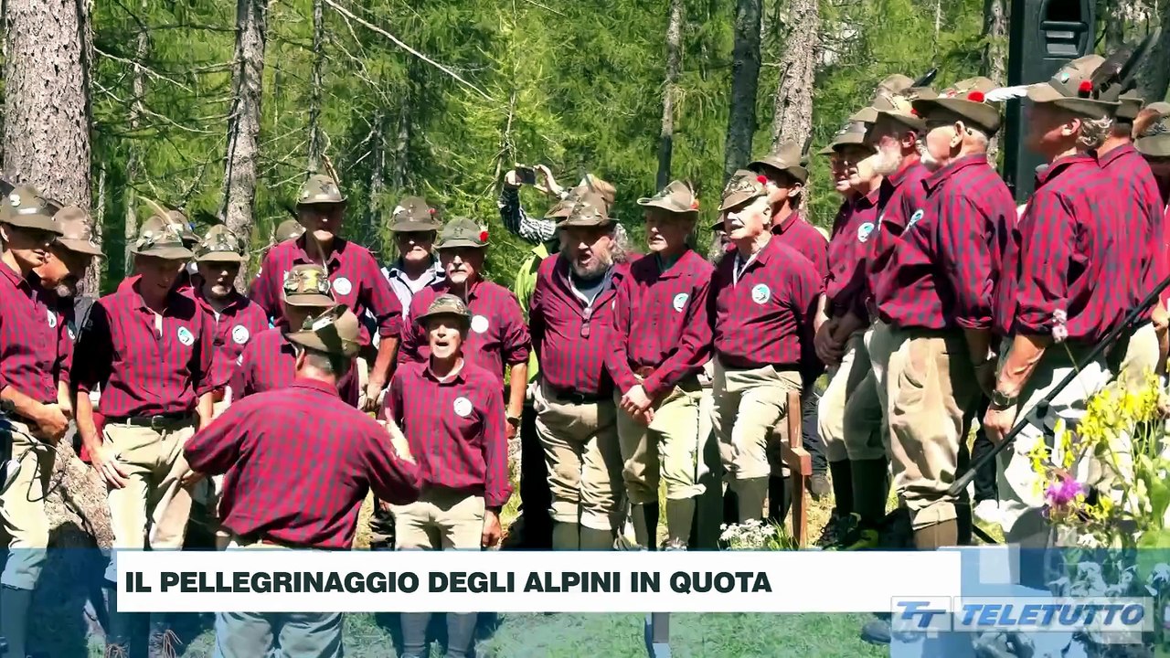 Video News - 62° Pellegrinaggio degli Alpini in Adamello, la cerimonia in quota