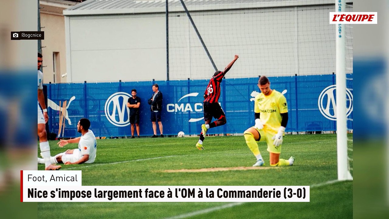 Nice domine l’OM à la Commanderie - Foot - Amical