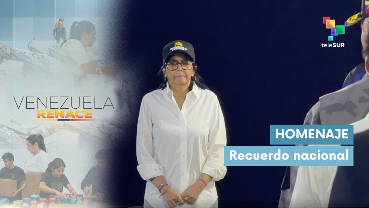 Venezuela rinde homenaje a las víctimas del doblete sísmico