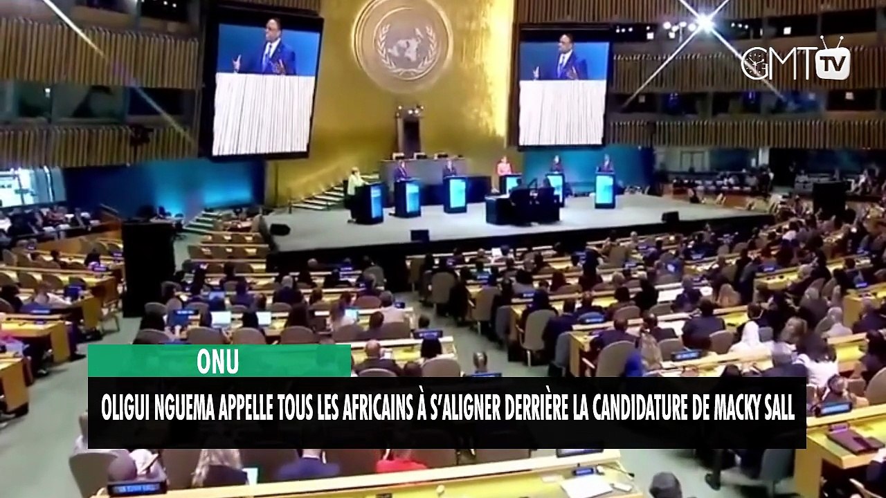 [#Reportage] ONU : Oligui Nguema appelle tous les africains à s’aligner derrière la candidature de Macky Sall