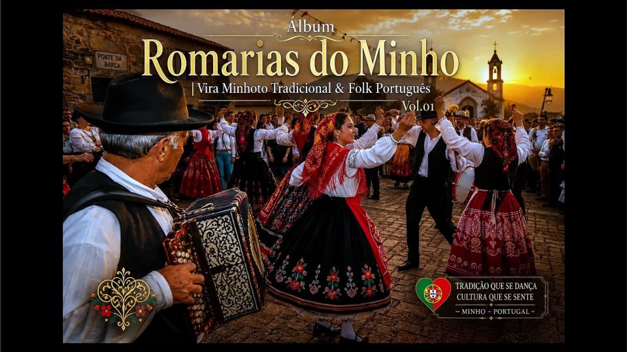 Álbum “Romarias do Minho 🇵🇹 | Vira Minhoto Tradicional & Folk Português”