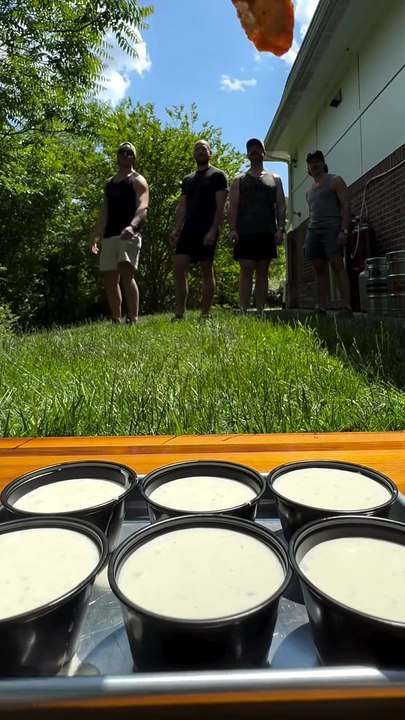 Epic Chicken Wing Trick Shots & Hilarious Spicy Food Challenge!