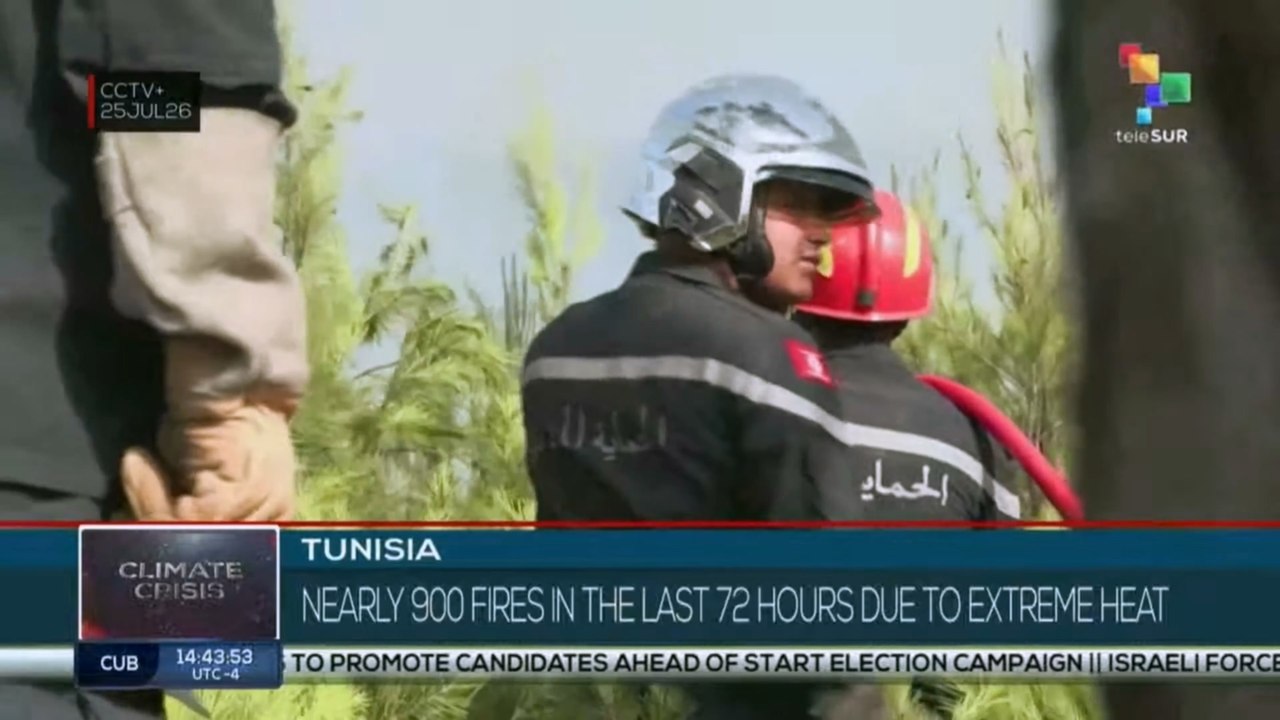 Tunisia, nearly 900 fires in the last 72 hours due to extreme heat