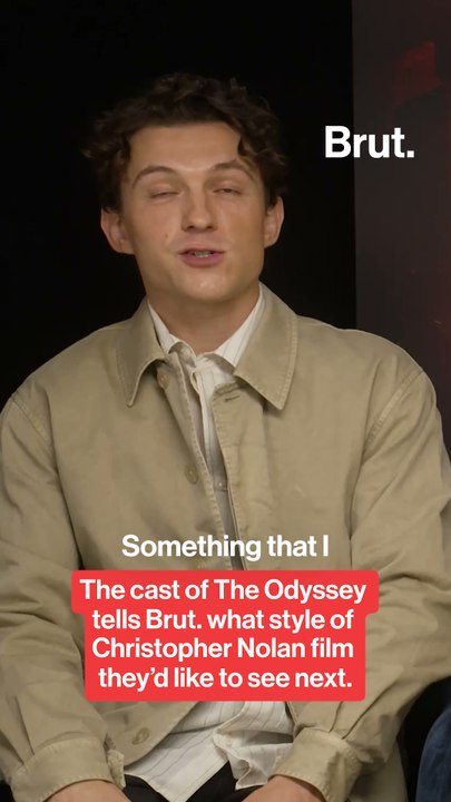 Odyssey cast on what genre of film they want to see Nolan do next.