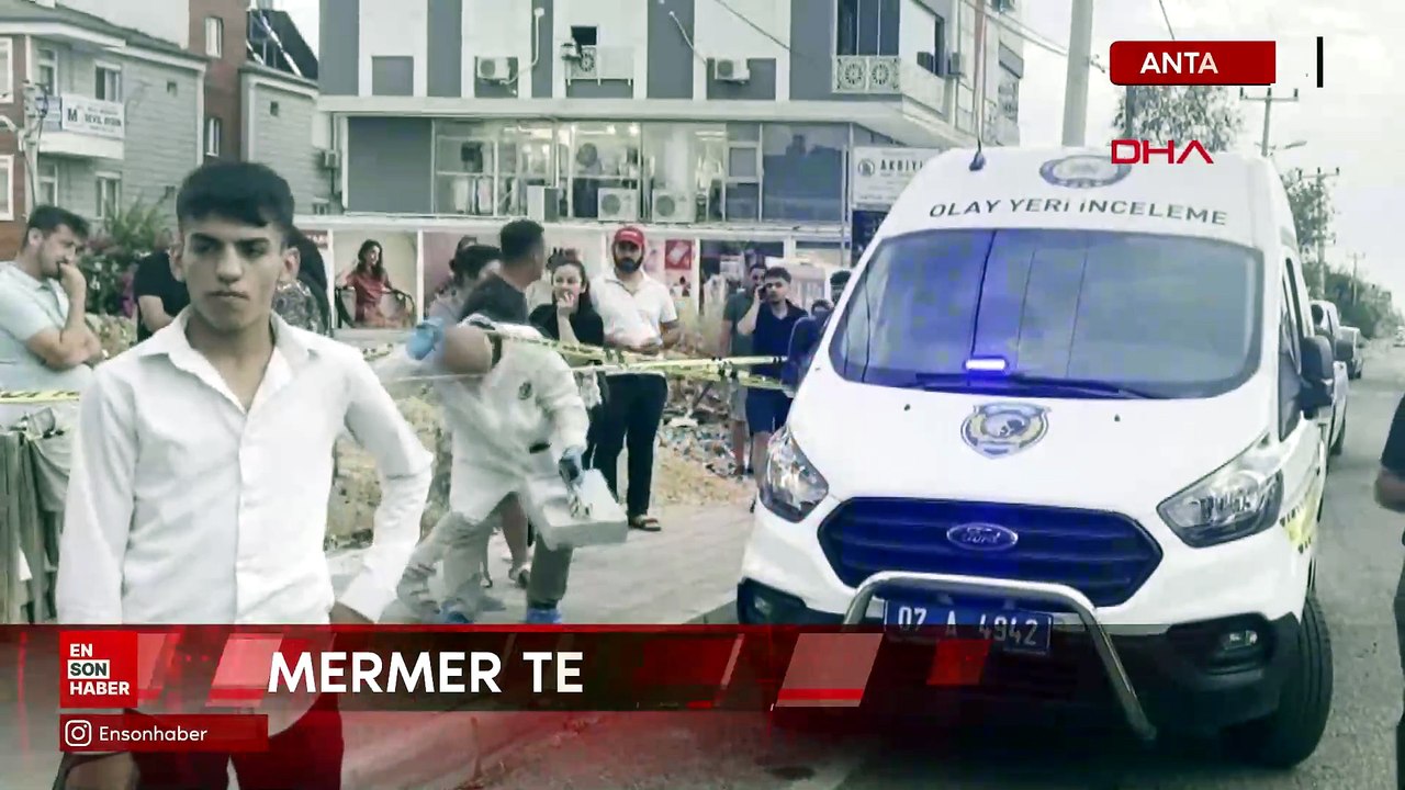 Antalya'da mermer tezgahının altında kalan 2 çocuk annesi yaşamını yitirdi
