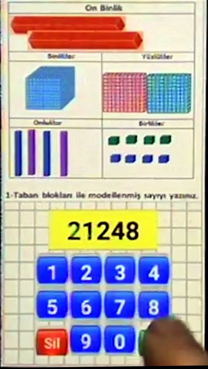 2.1- Modelleme İle Sayıların Gösterimi - 5. Sınıf Matematik #shorts
