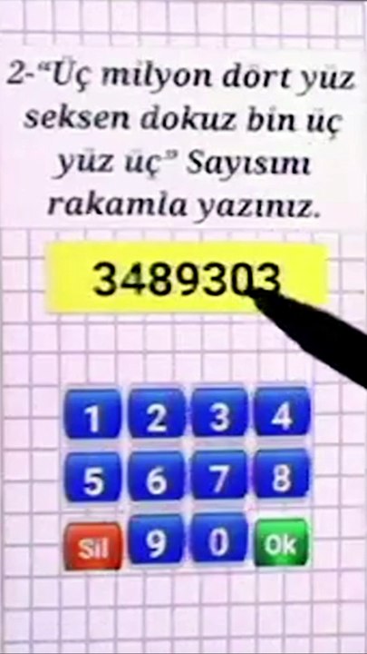 2.2- 7 Basamaklı Sayıların Yazılışı - 5. Sınıf Matematik #shorts