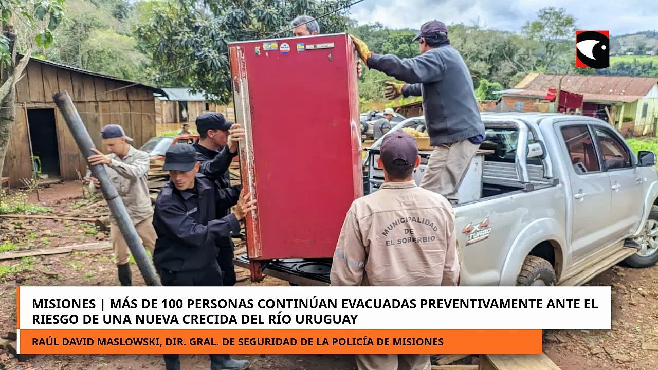 Más de 100 personas continúan evacuadas ante el riesgo de una nueva crecida del río Uruguay