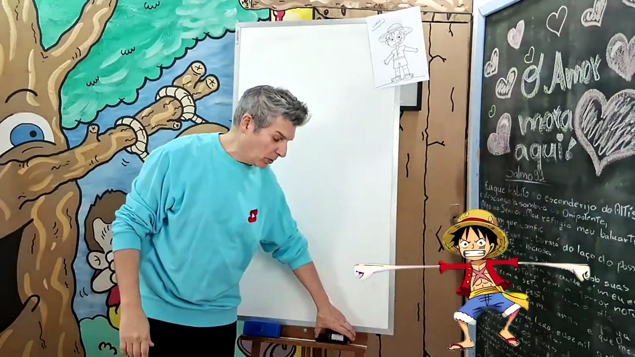 APRENDA A DESENHAR O LUFFY ONE PIECE VERSÃO CHIBI #cartoon #luffy #onepiece