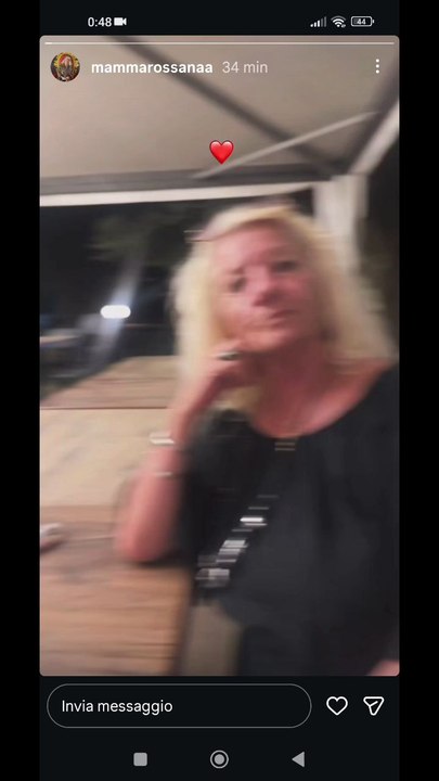 Mamma Rossana story con le sue fan