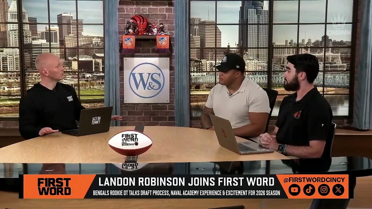 Bengals 7th Rounder Landon Robinson on Why He Stayed in Cincinnati for Offseason training
