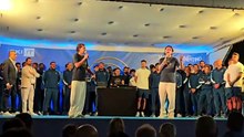 Presentazione Napoli 2026/2027, la reazione di Allegri al coro dei tifosi - VIDEO